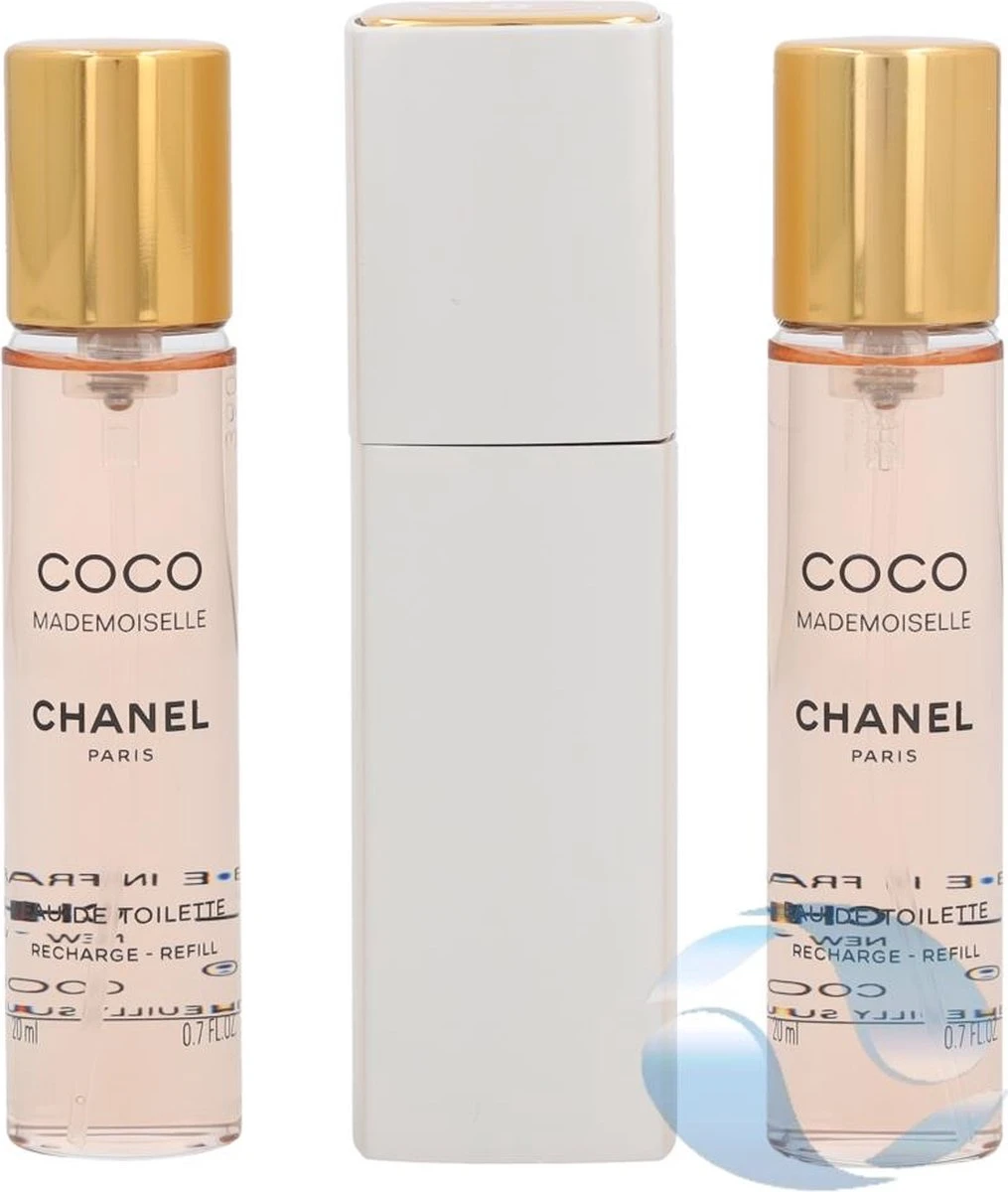 Chanel Coco Mademoiselle Geschenkset - Eau De Toilette + 2x Eau De Toilette Refill 8 Chanel Coco Mademoiselle Geschenkset - Eau De Toilette + 2x Eau De Toilette Refill - Afbeelding 6