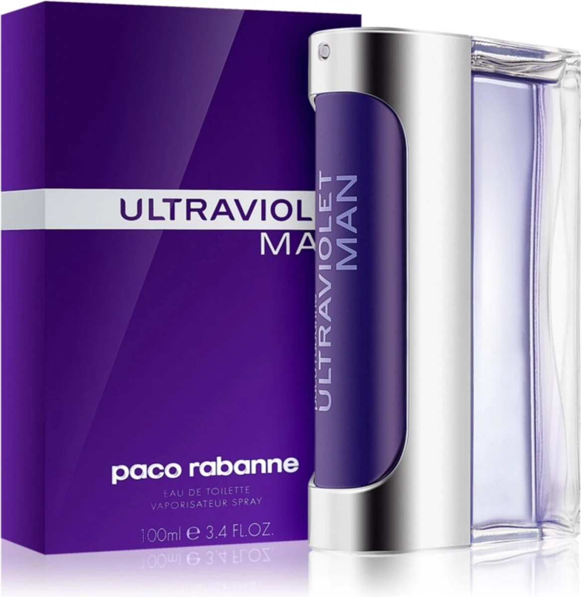Paco Rabanne Ultraviolet 100 Ml - Eau De Toilette - Herenparfum 4 Paco Rabanne Ultraviolet 100 Ml - Eau De Toilette - Herenparfum - Afbeelding 2