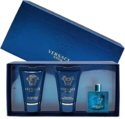 Versace - Eros Gift Of Mini 5 Ml, And Eros 25 Ml (After Shave Balm) Eros 25 Ml - Eau De Toilette - 5ML -Damesparfum Winkel 1200x1141 4