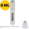 Viamart - Hervulbare Draagbare Parfumverstuiver - Uw Favoriete Parfum Altijd Bij De Hand - Zilverkleur - (8 ML) -Damesparfum Winkel 1200x1174 4