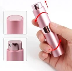 Scenty - Parfum Verstuiver Navulbaar - Mini Parfum Flesje - Reisflesje - Lichtroze -Damesparfum Winkel 1200x1180 2