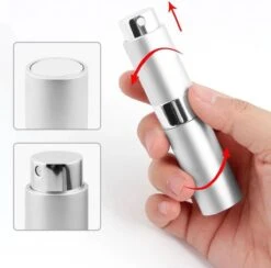 Scenty - Parfum Verstuiver Navulbaar - Mini Parfum Flesje - Reisflesje - Zilver -Damesparfum Winkel 1200x1183 5