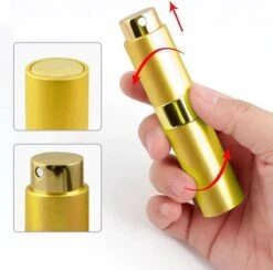 Scenty - Parfum Verstuiver Navulbaar - Mini Parfum Flesje - Reisflesje - Goud -Damesparfum Winkel 1200x1183 6