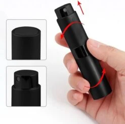 Scenty - Parfum Verstuiver Navulbaar - Mini Parfum Flesje - Reisflesje - Zwart -Damesparfum Winkel 1200x1183 7