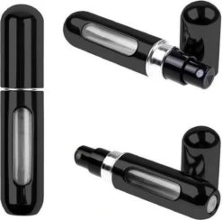 Fuzi Tools - Parfum Verstuiver - 5ML - Zwart - Hervulbaar - Reisflesje - Mini Parfum Flesje -Damesparfum Winkel 1200x1184 6