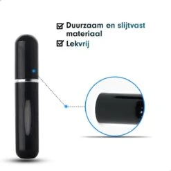 Mini Parfum Flesje | Lipstick Formaat Navulbare Parfum Verstuiver - Zwart -Damesparfum Winkel 1200x1200 305