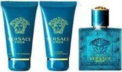 Versace - Eros Gift Of Mini 5 Ml, And Eros 25 Ml (After Shave Balm) Eros 25 Ml - Eau De Toilette - 5ML -Damesparfum Winkel 1200x709