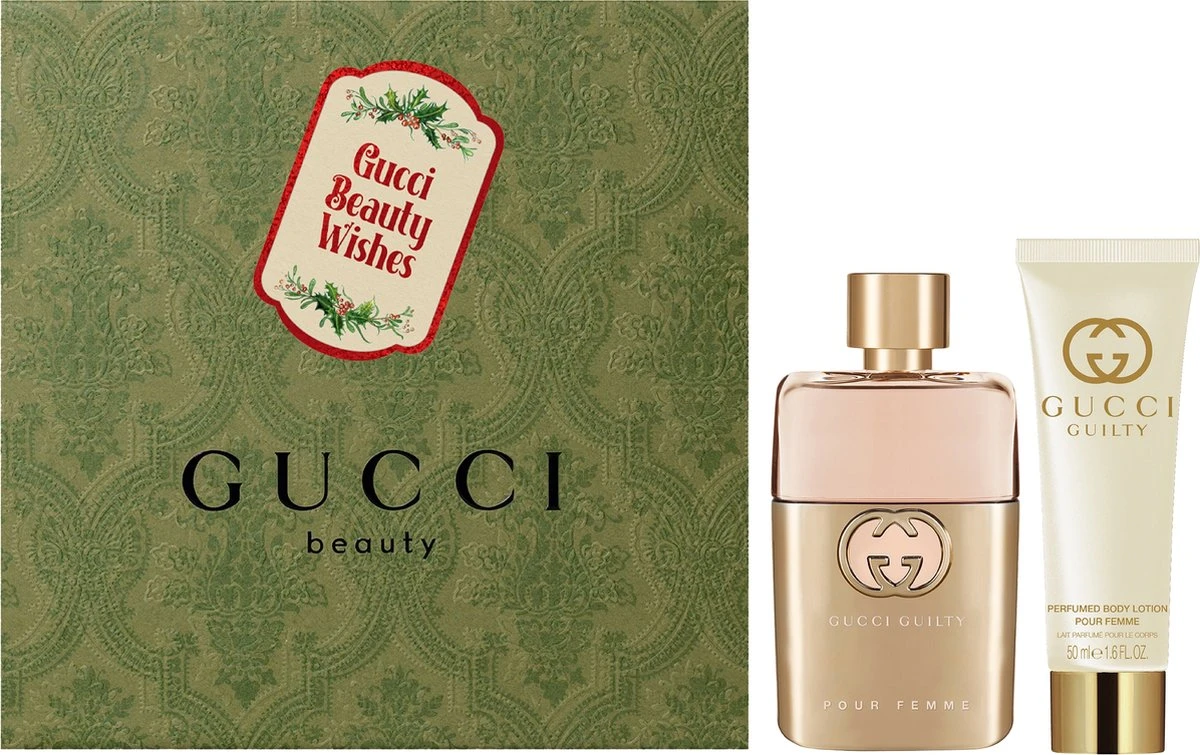 Gucci Guilty Poure Femme Gift Set 50ml Eau De Parfum + 50ml Body Lotion 3 Gucci Guilty Poure Femme Gift Set 50ml Eau De Parfum + 50ml Body Lotion