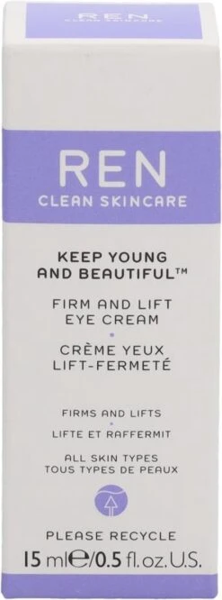 Ren Clean Skincare - Keep Young And Beautiful Firm And Lift Eye Cream -Damesparfum Winkel 445x1200