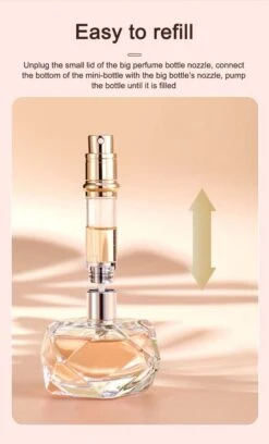 Hervulbare Parfumverstuiver-5ml-Mini Parfumverstuiver-Kleine Spuitfles Voor Parfum-Lege Parfumflesje Voor Op Reis Glasspray Draagbaar Parfumpakket Met Lederen Hoes - Mandarijn Groen -Damesparfum Winkel 727x1200 2