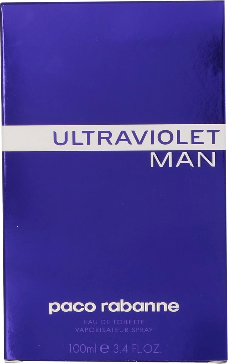 Paco Rabanne Ultraviolet 100 Ml - Eau De Toilette - Herenparfum 5 Paco Rabanne Ultraviolet 100 Ml - Eau De Toilette - Herenparfum - Afbeelding 3
